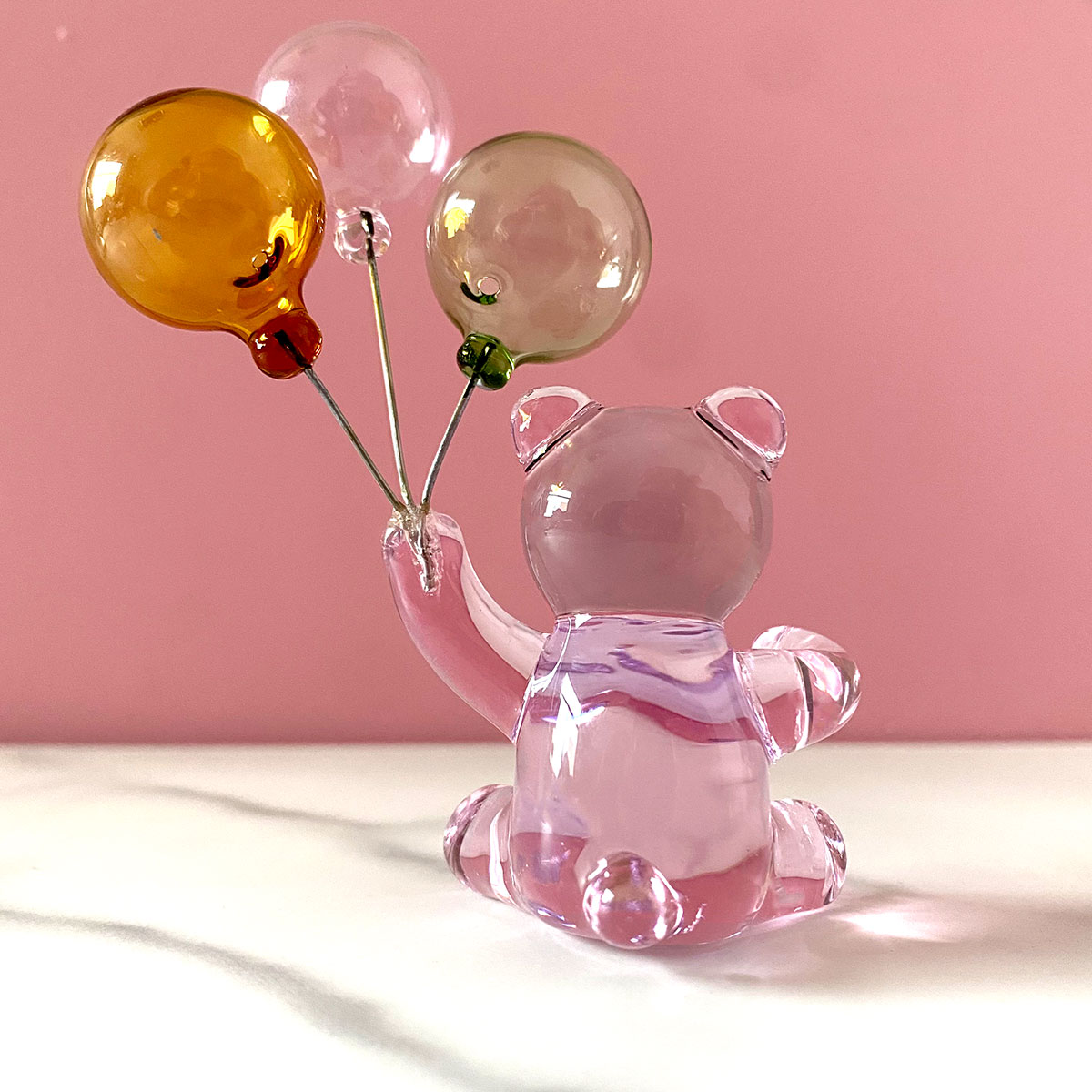 ตุ๊กตาหมีคริสตัลพร้อมบอลลูนสาม - Paper Weight Crystal บทวิจารณ์และราคา