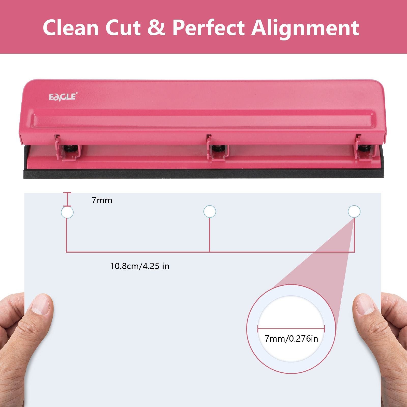 เครื่องเจาะกระดาษ EAGLE 3 รู ส - Binder A4 Lever บทวิจารณ์และราคา