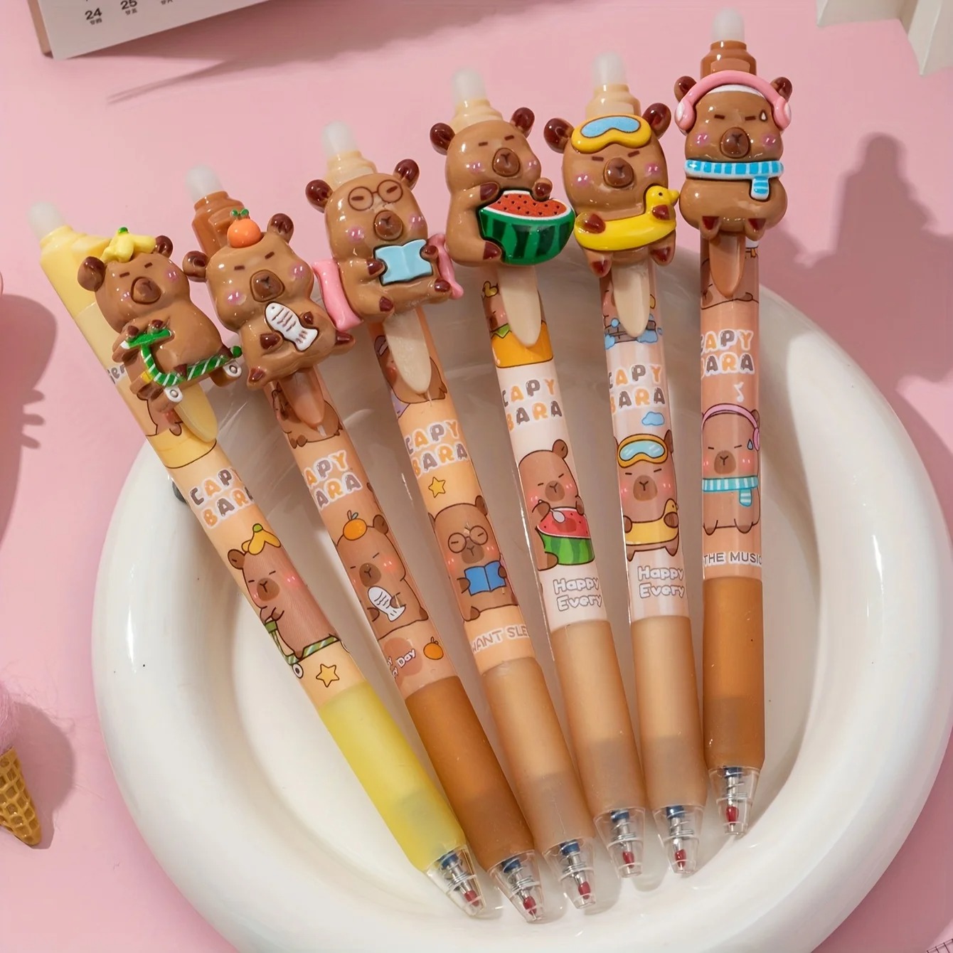 ปากกาลบได้ลายคาปิบาร่าน่ารัก ข - Correction Pen Fine บทวิจารณ์และราคา