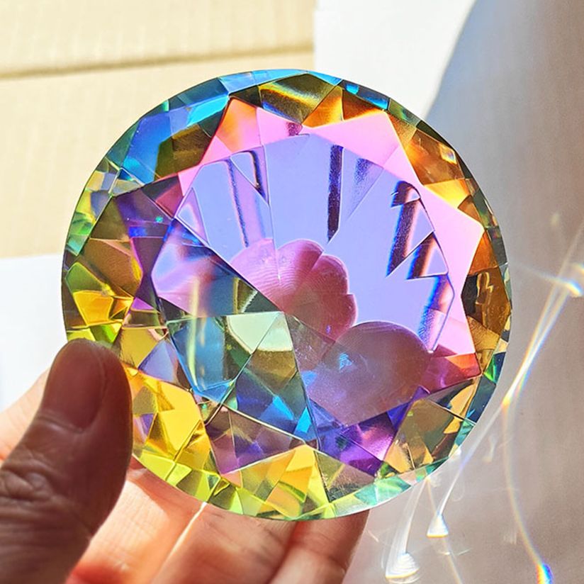 30-80 มม.AB สีสัน K9 คริสตัลเพ - Paper Weight Crystal บทวิจารณ์และราคา