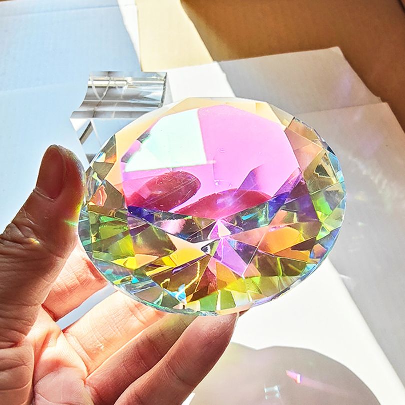 30-80 มม.AB สีสัน K9 คริสตัลเพ - Paper Weight Crystal บทวิจารณ์และราคา