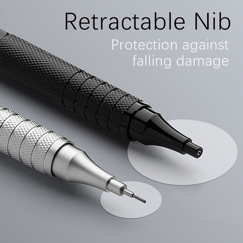 ชุดดินสอกดโลหะคุณภาพสูง พร้อมไ - Mechanical Pencil 0.3 บทวิจารณ์และราคา